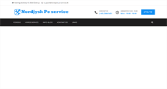 Desktop Screenshot of nordjysk-pc-service.dk